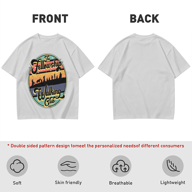 The Fellowship Walking Club Retro Graphic T-Shirt