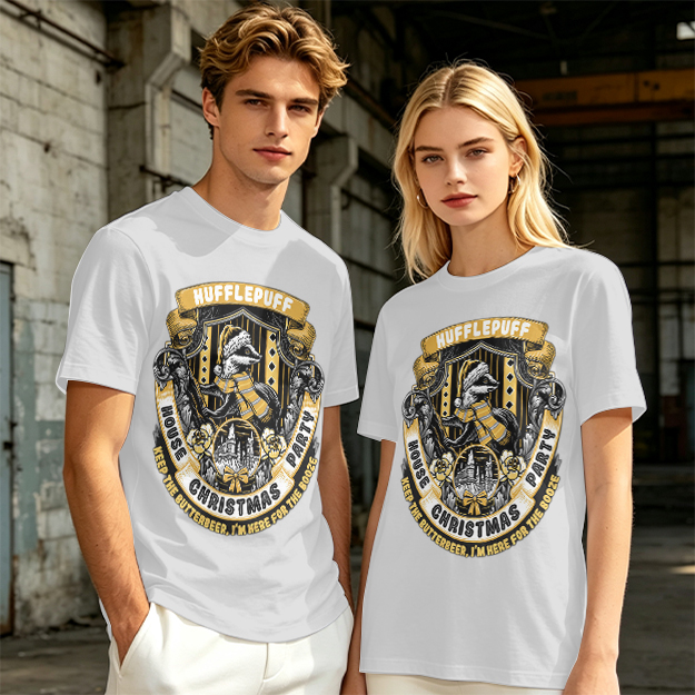 Hufflepuff House Christmas Party Butterbeer T-Shirt