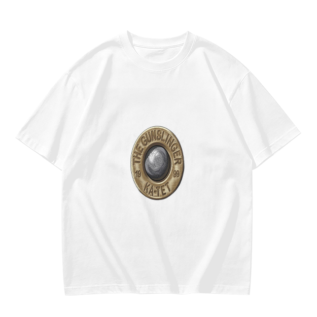 Olive T-Shirt With The Gunslinger Ka-Tet Emblem Print