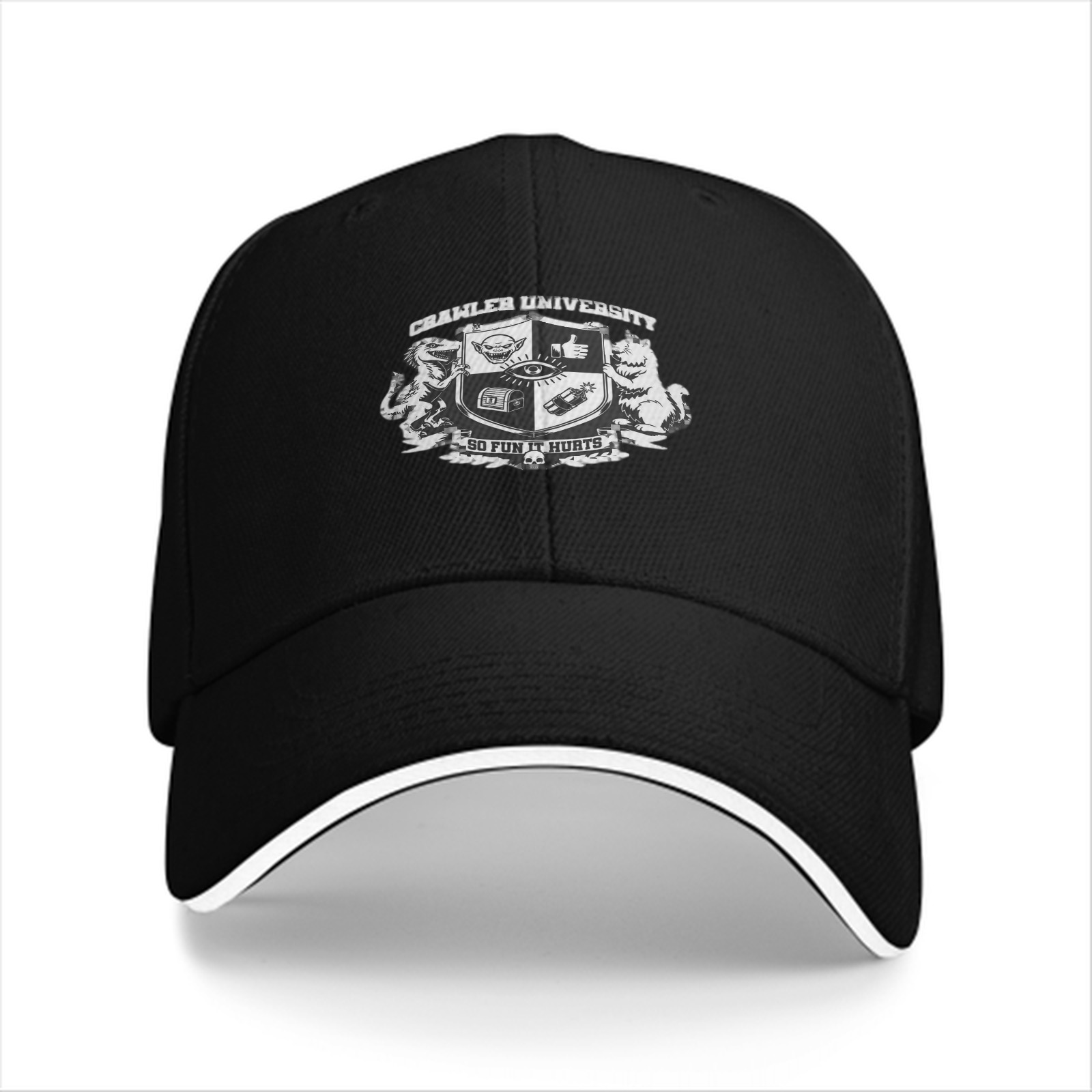 Crawler University So Fun It Hurts Graphic Baseball Cap