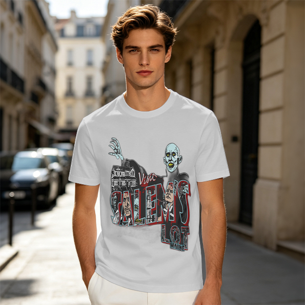 Visit Salem's Lot Horror Graphic T-Shirt