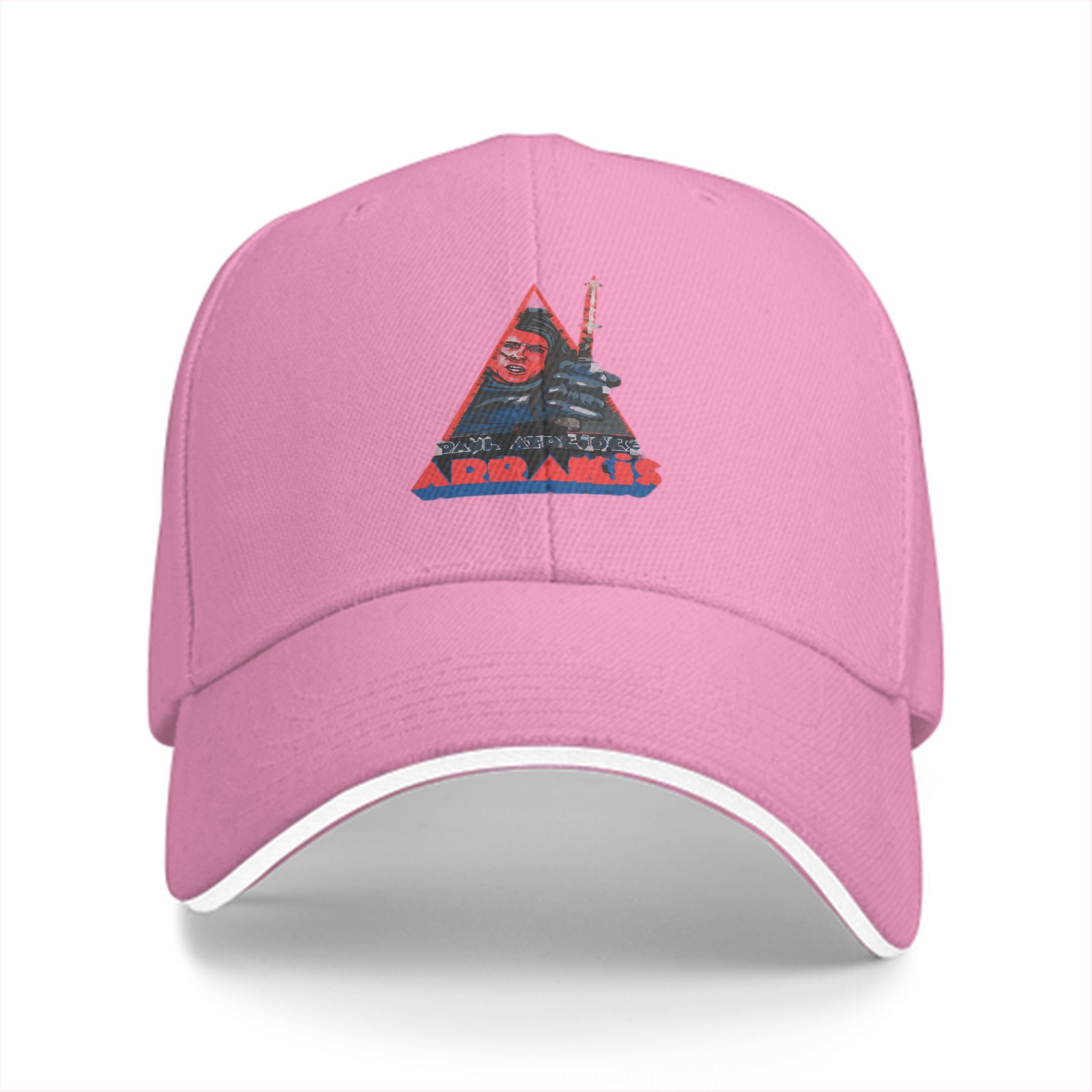 Black Baseball Cap With Arrakis Sci-Fi Graphic Print