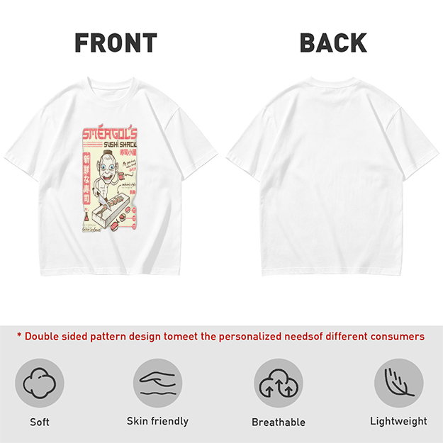 Smeagol's Sushi Shack Themed Graphic T-Shirt