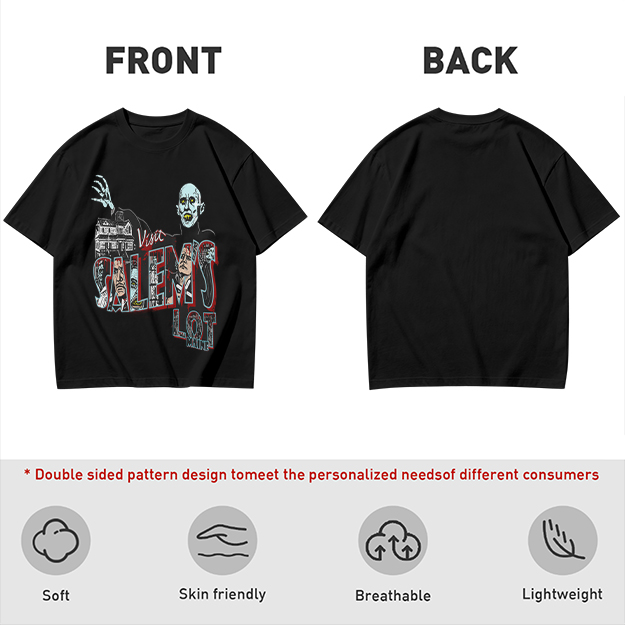 Visit Salem's Lot Horror Graphic T-Shirt