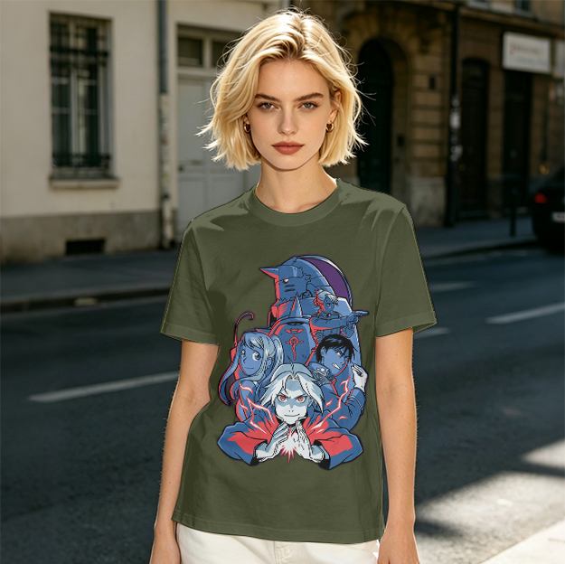 Fullmetal Alchemist Character Group Graphic T-Shirt