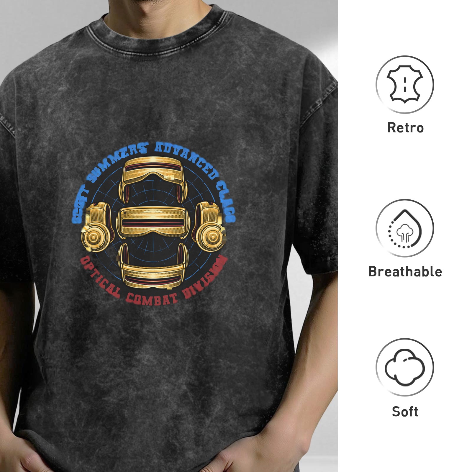 Scott Summers Advanced Class Optical Combat Division T-Shirt