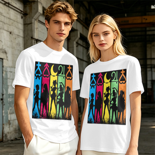 Sailor Moon Inner Senshi Silhouette Graphic T-Shirt