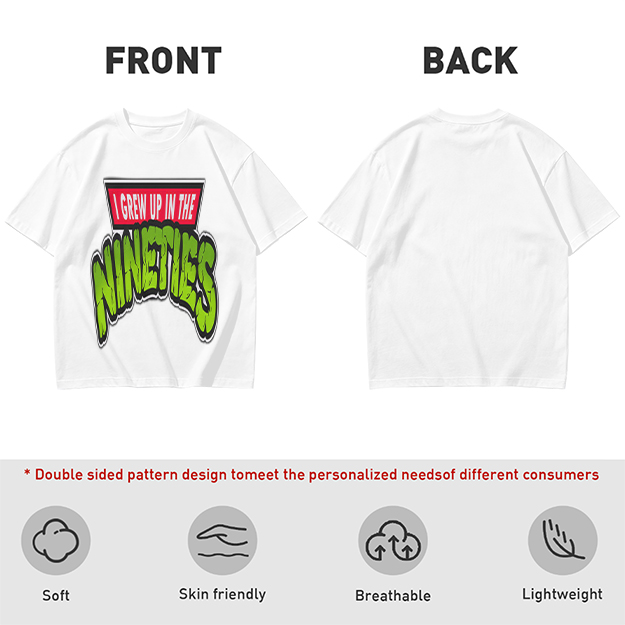 I Grew Up In The Nineties Retro Graphic T-Shirt