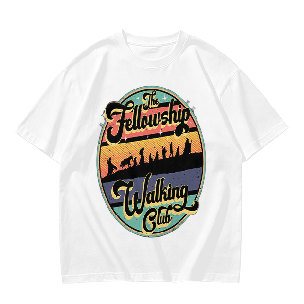 The Fellowship Walking Club Retro Graphic T-Shirt