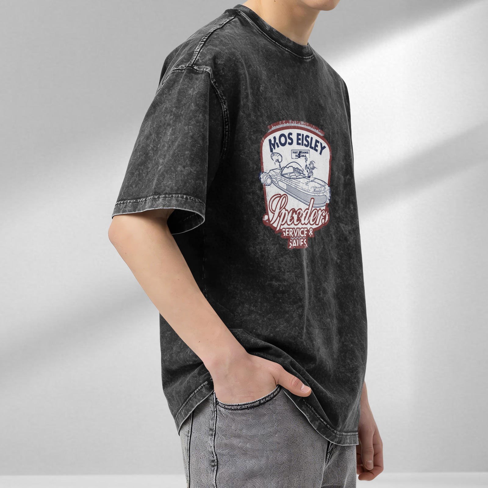 Mos Eisley Speeders Service & Sales Vintage Graphic T-Shirt
