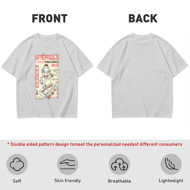Smeagol's Sushi Shack Themed Graphic T-Shirt