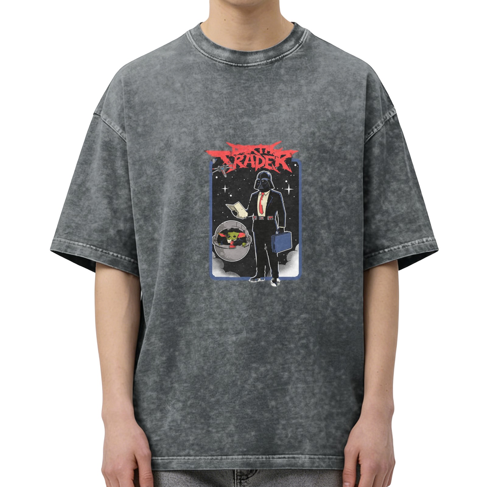 Darth Trader Business Parody Graphic T-Shirt