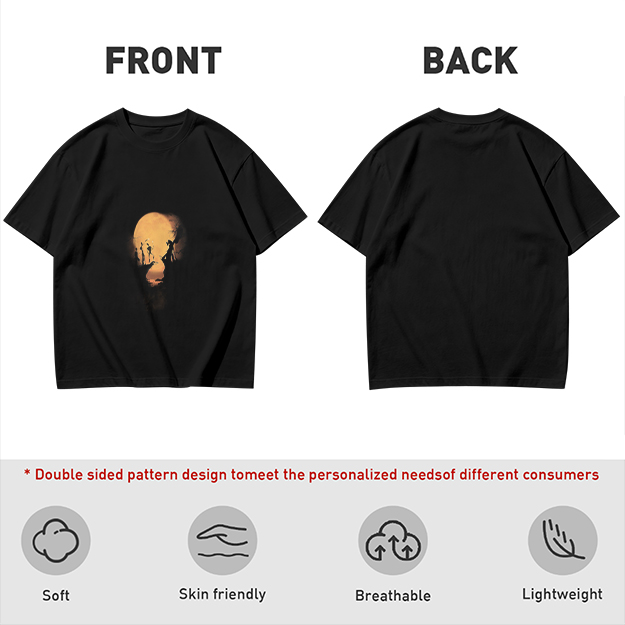 Olive Green T-Shirt With Abstract Skull Graphic Print