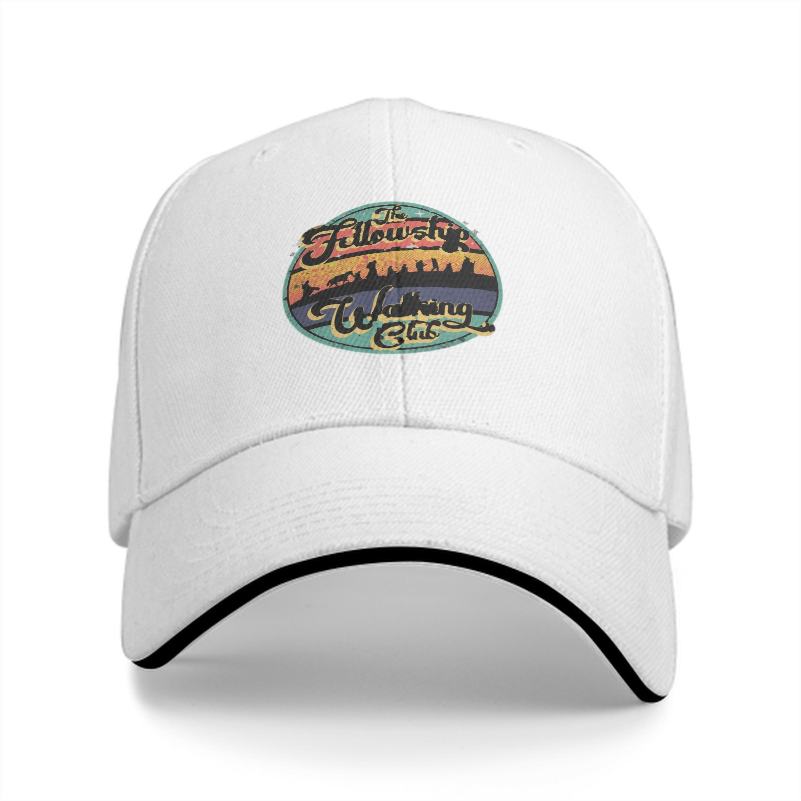 The Fellowship Walking Club Retro Graphic Baseball Cap