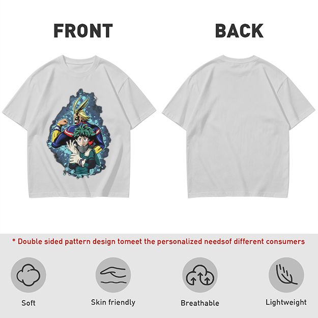 My Hero Academia All Might and Deku Graphic T-Shirt