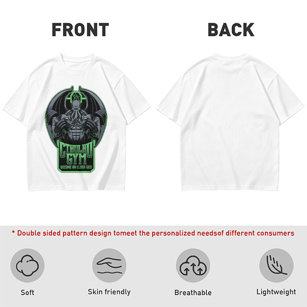 Cthulhu Gym Become An Elder God Graphic T-Shirt