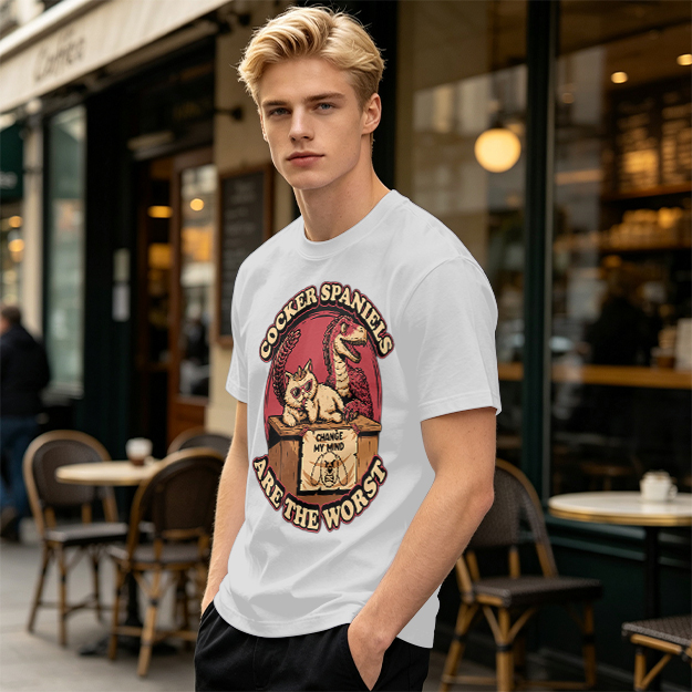 Cocker Spaniels Are The Worst Funny Graphic T-Shirt