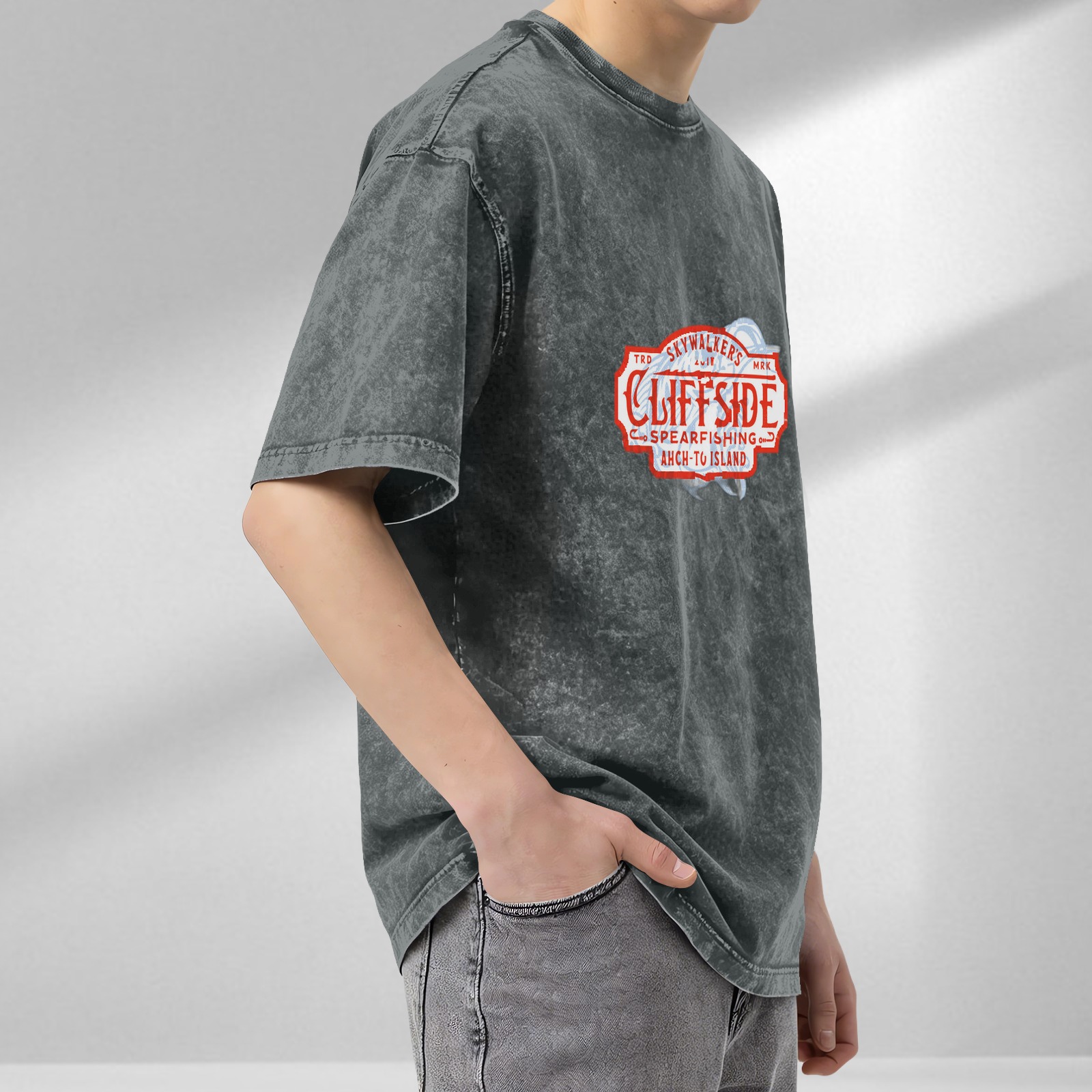 Skywalker's Cliffside Spearfishing Ahch-To Island T-Shirt