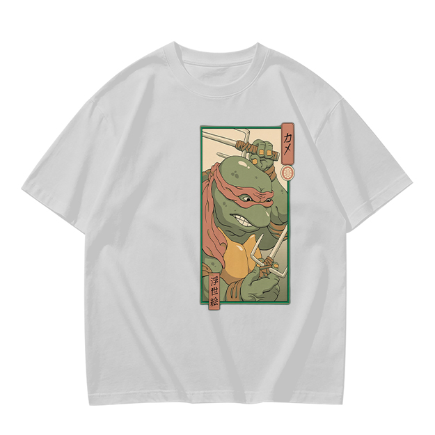 Olive T-shirt with Raphael Teenage Mutant Ninja Turtles Graphic