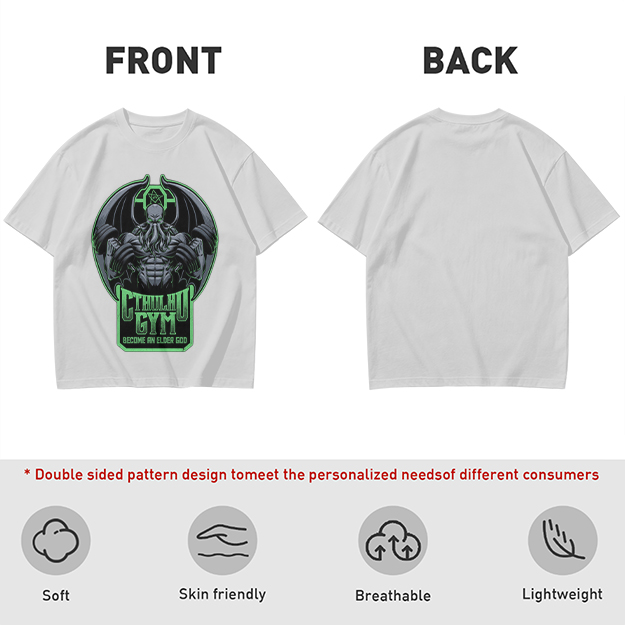 Cthulhu Gym Become An Elder God Graphic T-Shirt