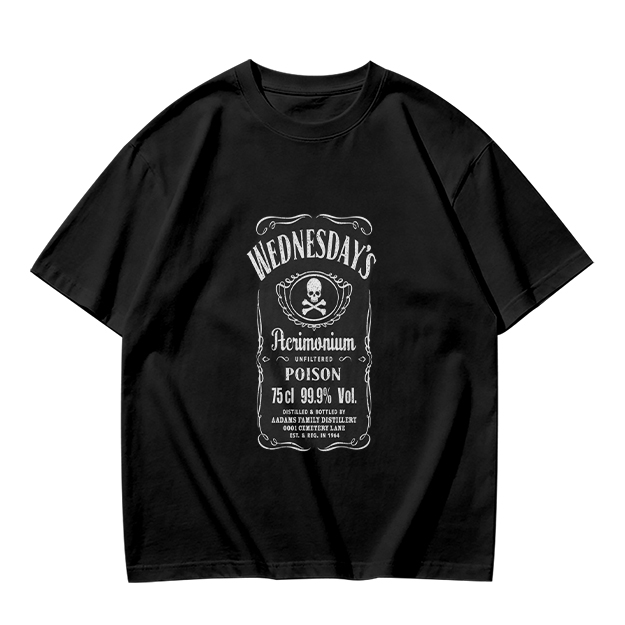 Wednesday's Acrimonium Poison Graphic T-Shirt