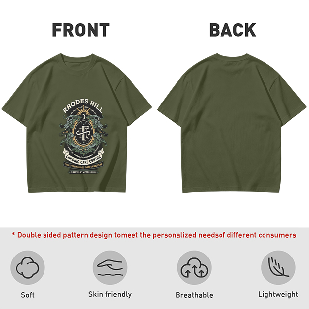 Rhodes Hill Chronic Care Center Crest Graphic T-Shirt