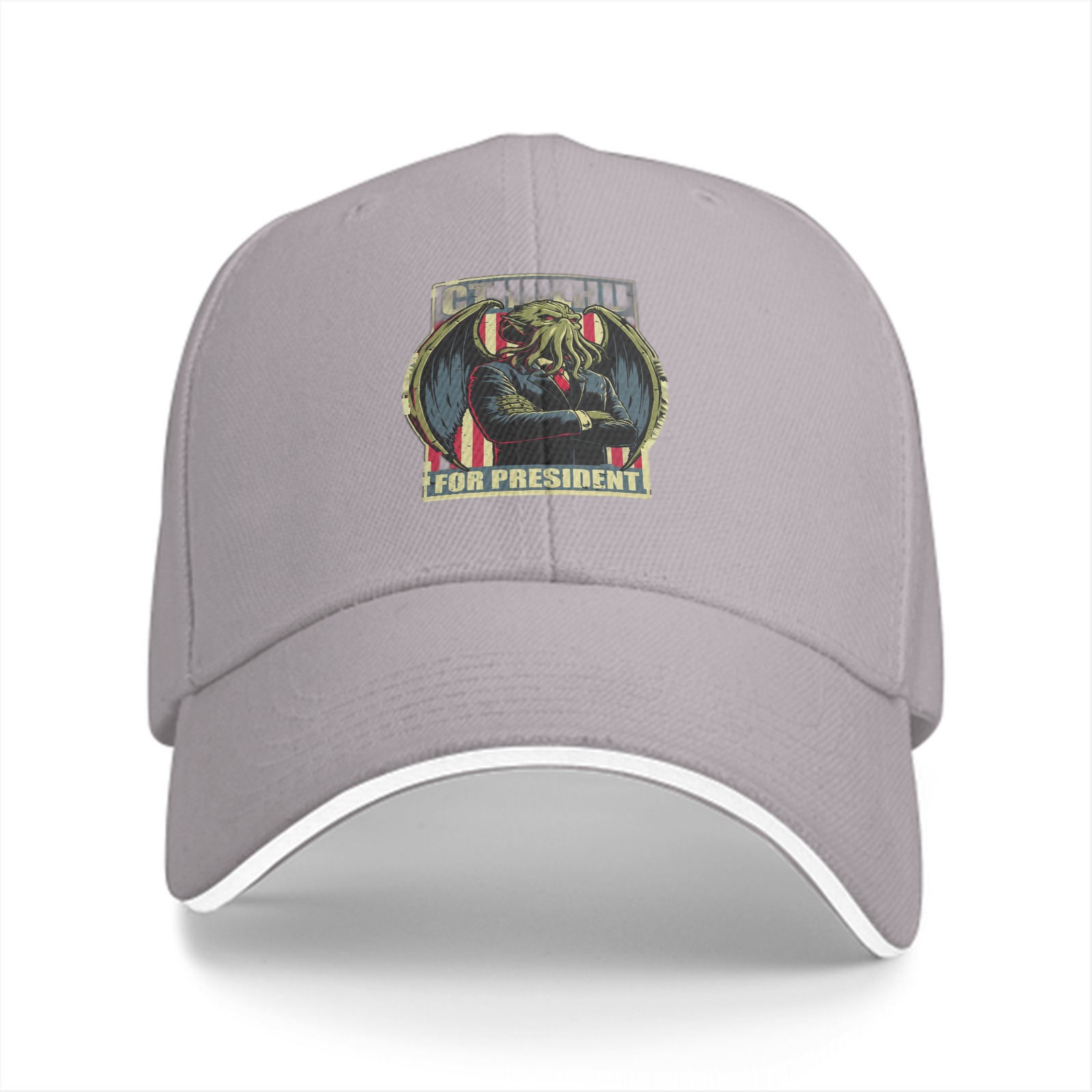 Cthulhu For President Graphic Black Baseball Cap