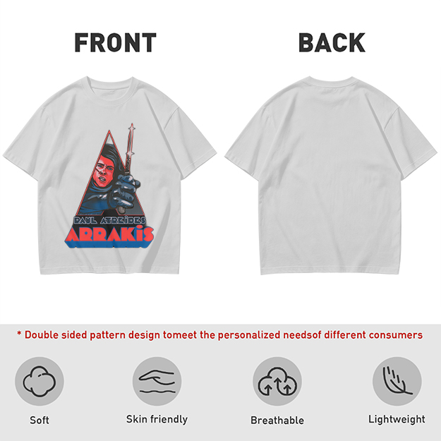 Paul Atreides Arrakis Dune Themed Graphic T-Shirt