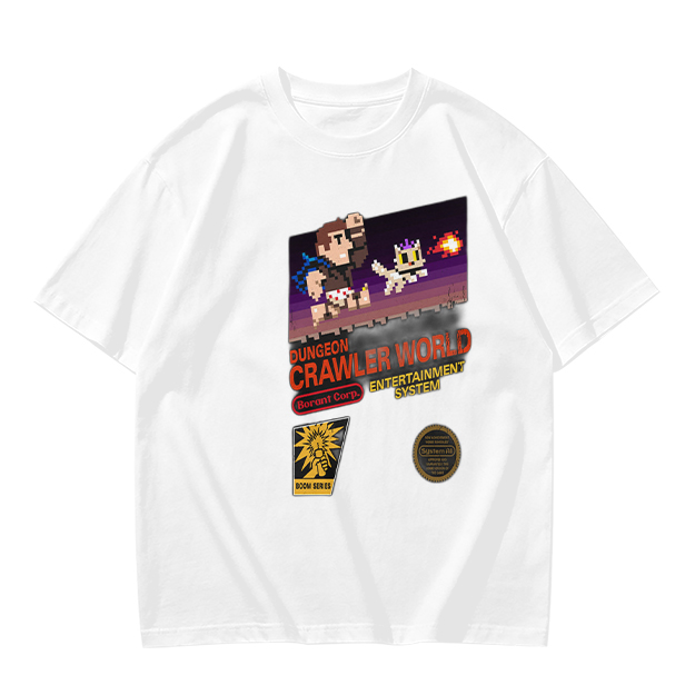 Dungeon Crawler World Retro Pixel Game Graphic T-Shirt
