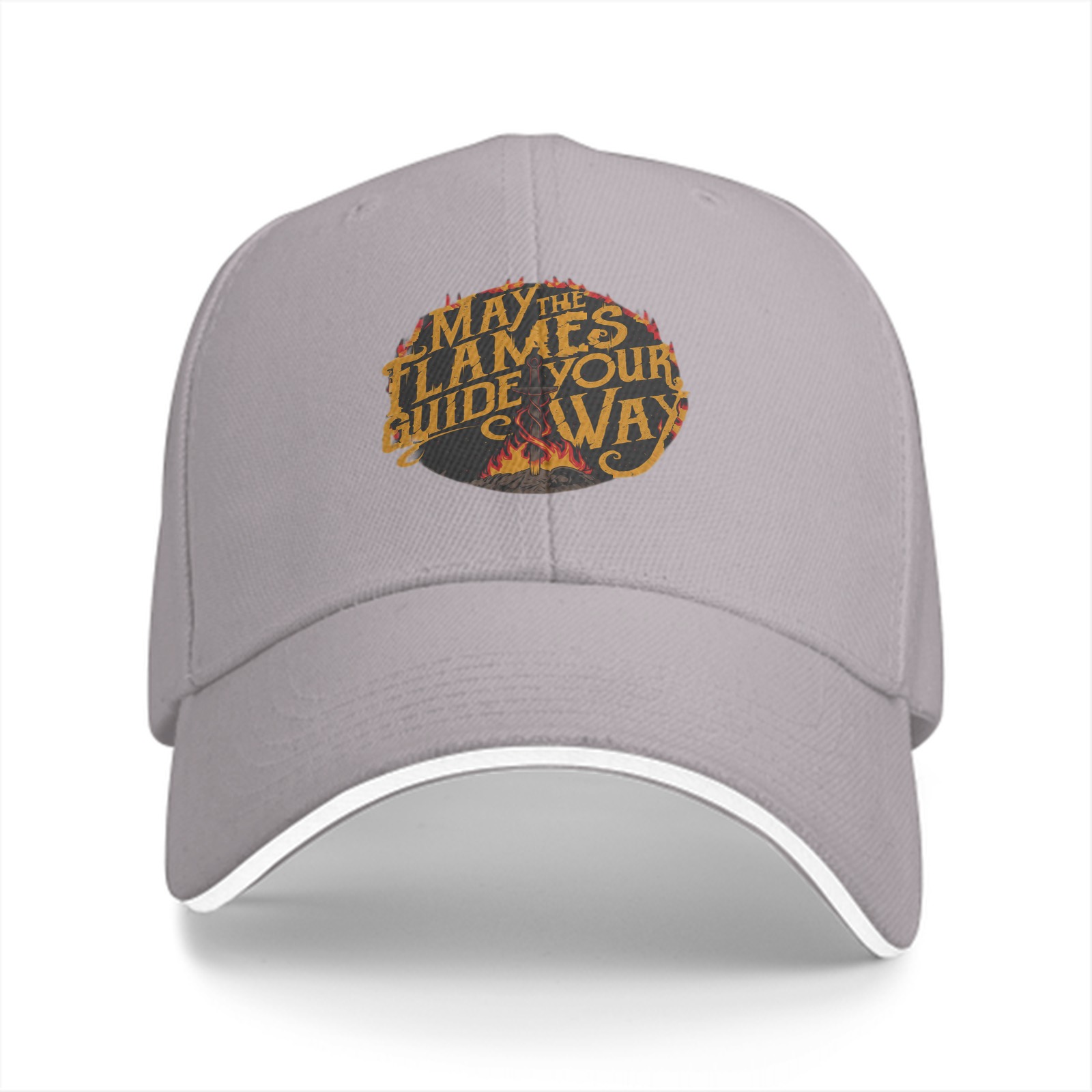 May The Flames Guide Your Way Black Baseball Cap