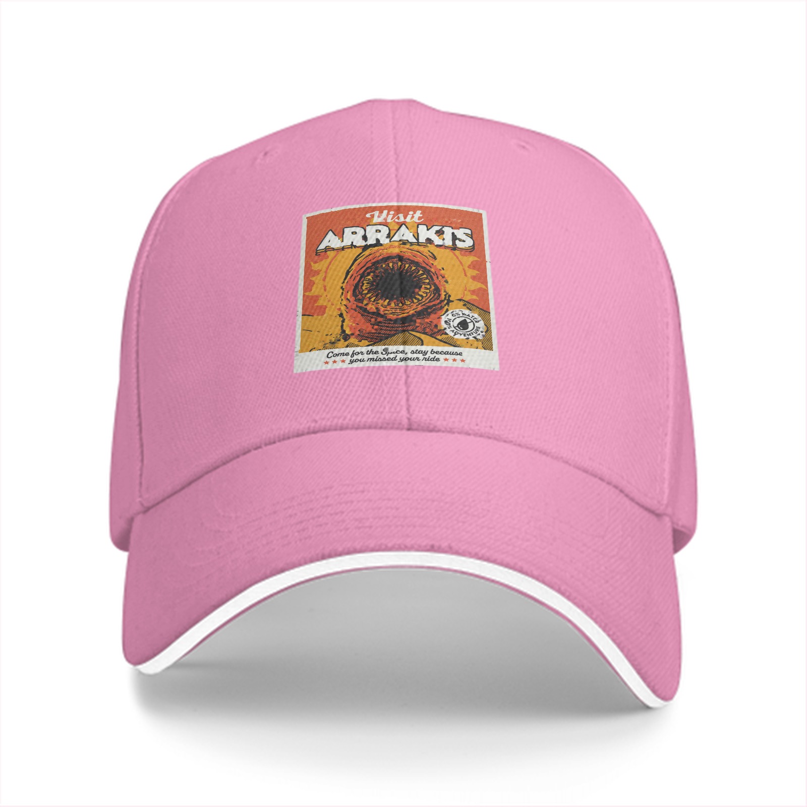 Visit Arrakis Sandworm Graphic Baseball Cap
