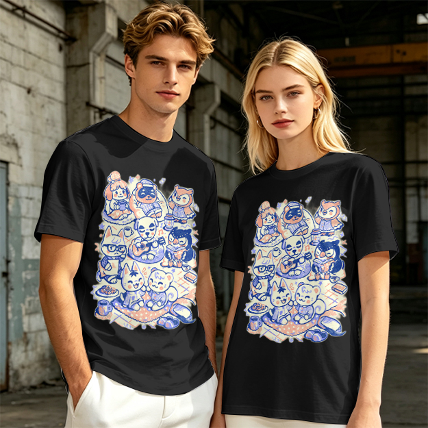 Animal Crossing Character Group Graphic Tee