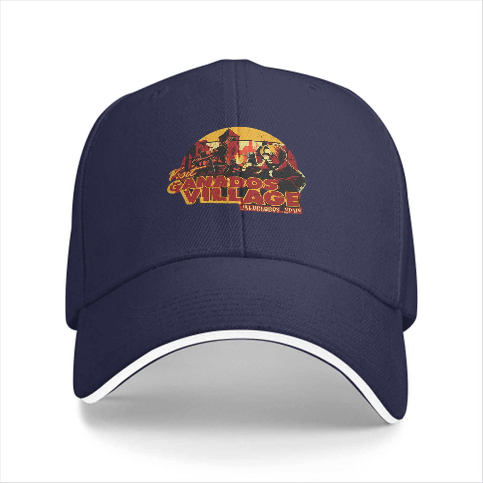 Visit Ganados Village Black Baseball Cap