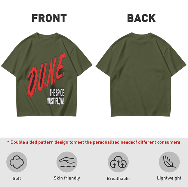 Olive Dune The Spice Must Flow Graphic T-Shirt
