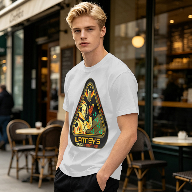Watney's Space Potatoes Astronaut Graphic T-Shirt
