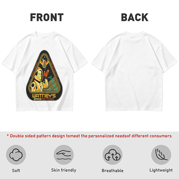 Watney's Space Potatoes Astronaut Graphic T-Shirt