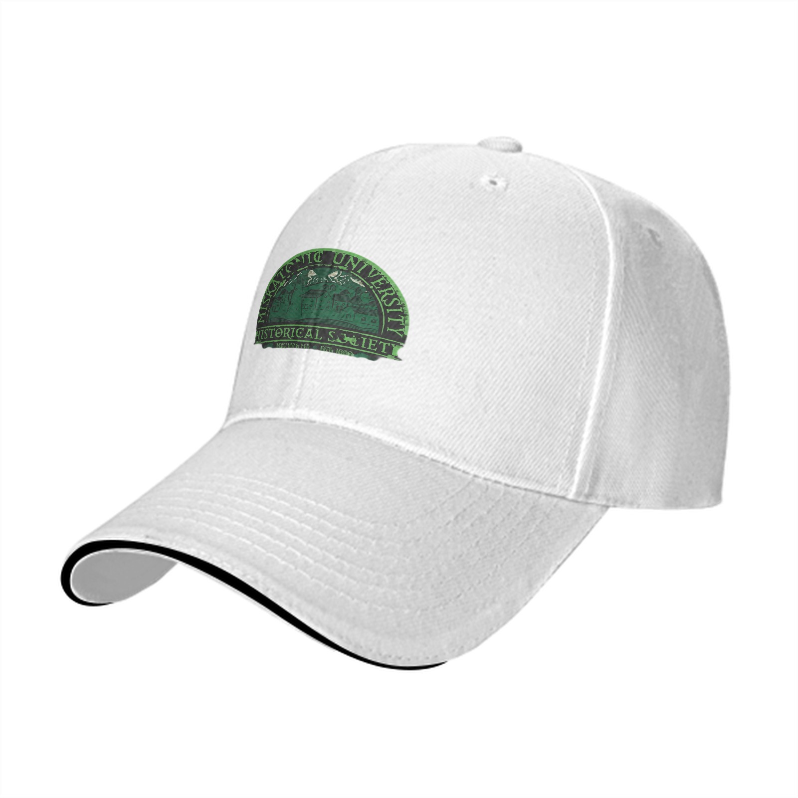 Miskatonic University Historical Society Print Black Baseball Cap