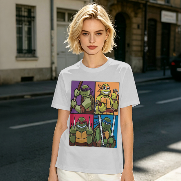 Teenage Mutant Ninja Turtles Group Graphic T-Shirt