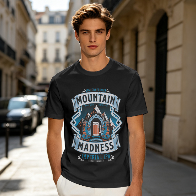 Mountain Madness Imperial IPA Graphic T-Shirt Design