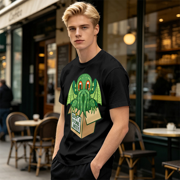 Adopt A Cosmic Entity Cute Cthulhu Graphic T-Shirt