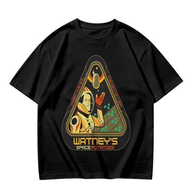 Watney's Space Potatoes Astronaut Graphic T-Shirt