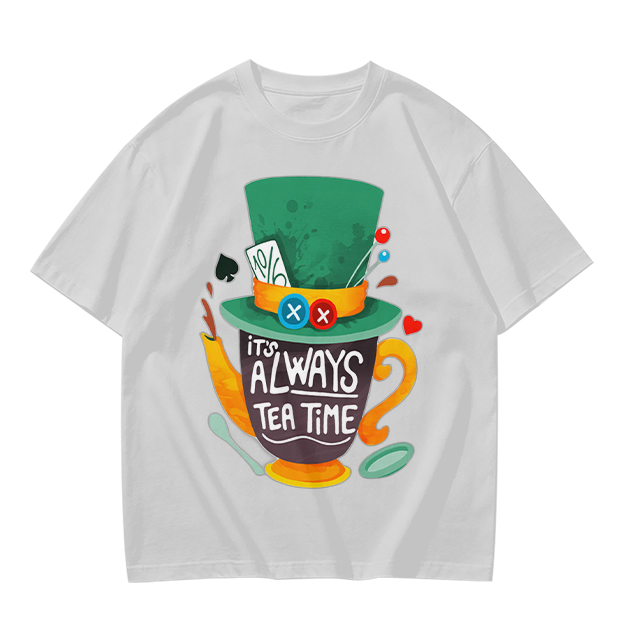 Mad Hatter Tea Time Graphic T-Shirt for Fans