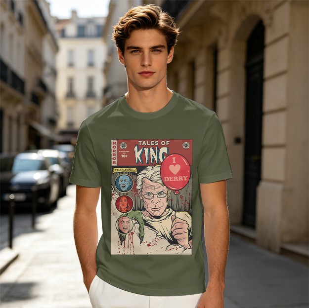 Stephen King 'Tales of King' horror comic graphic t-shirt