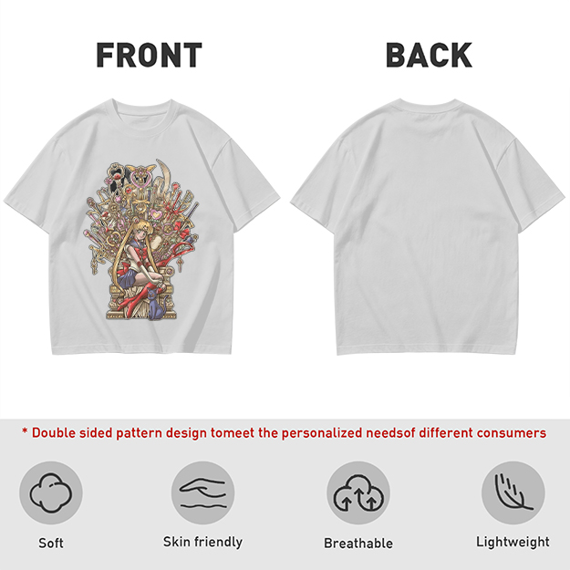 Olive T-Shirt with Sailor Moon Throne Art Print