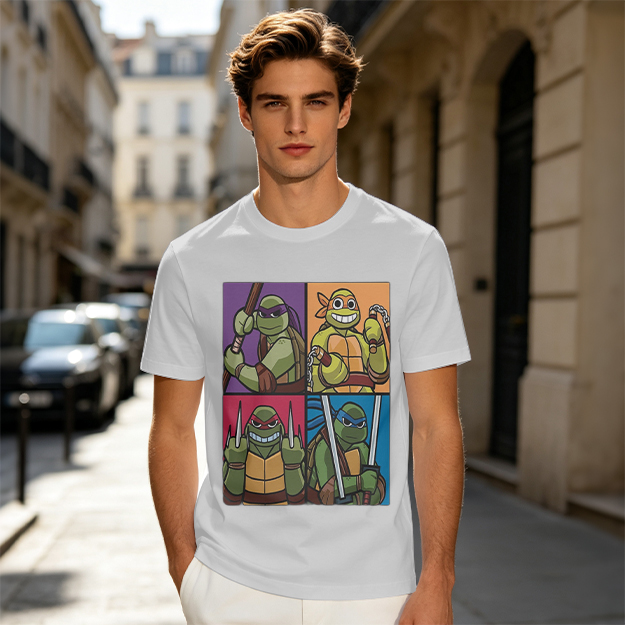 Teenage Mutant Ninja Turtles Group Graphic T-Shirt