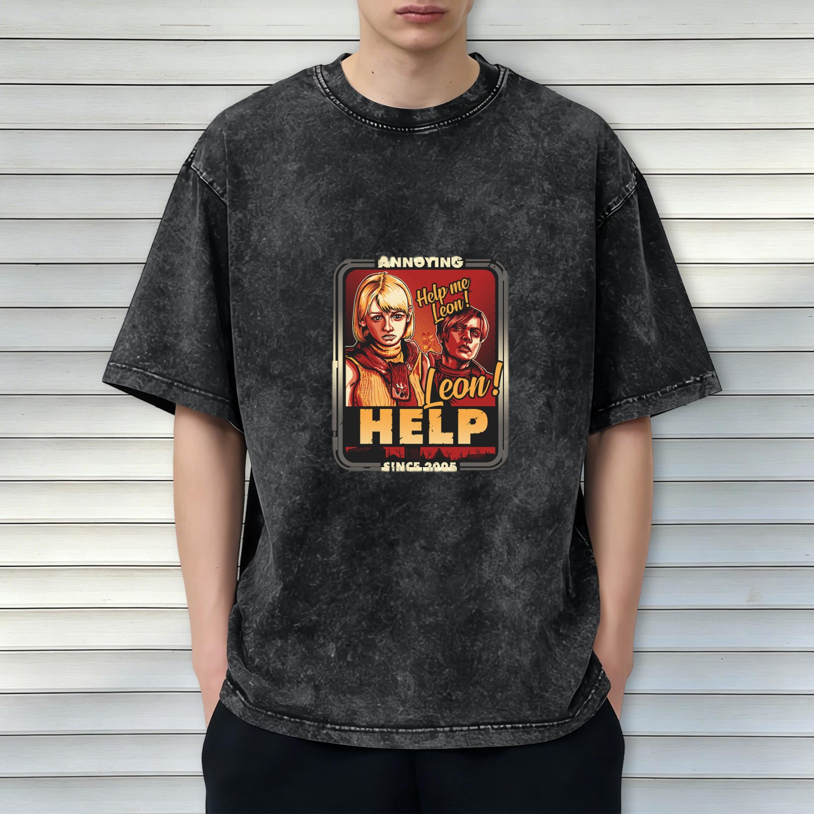 Annoying Since 2005 Leon Help Vintage Graphic T-Shirt