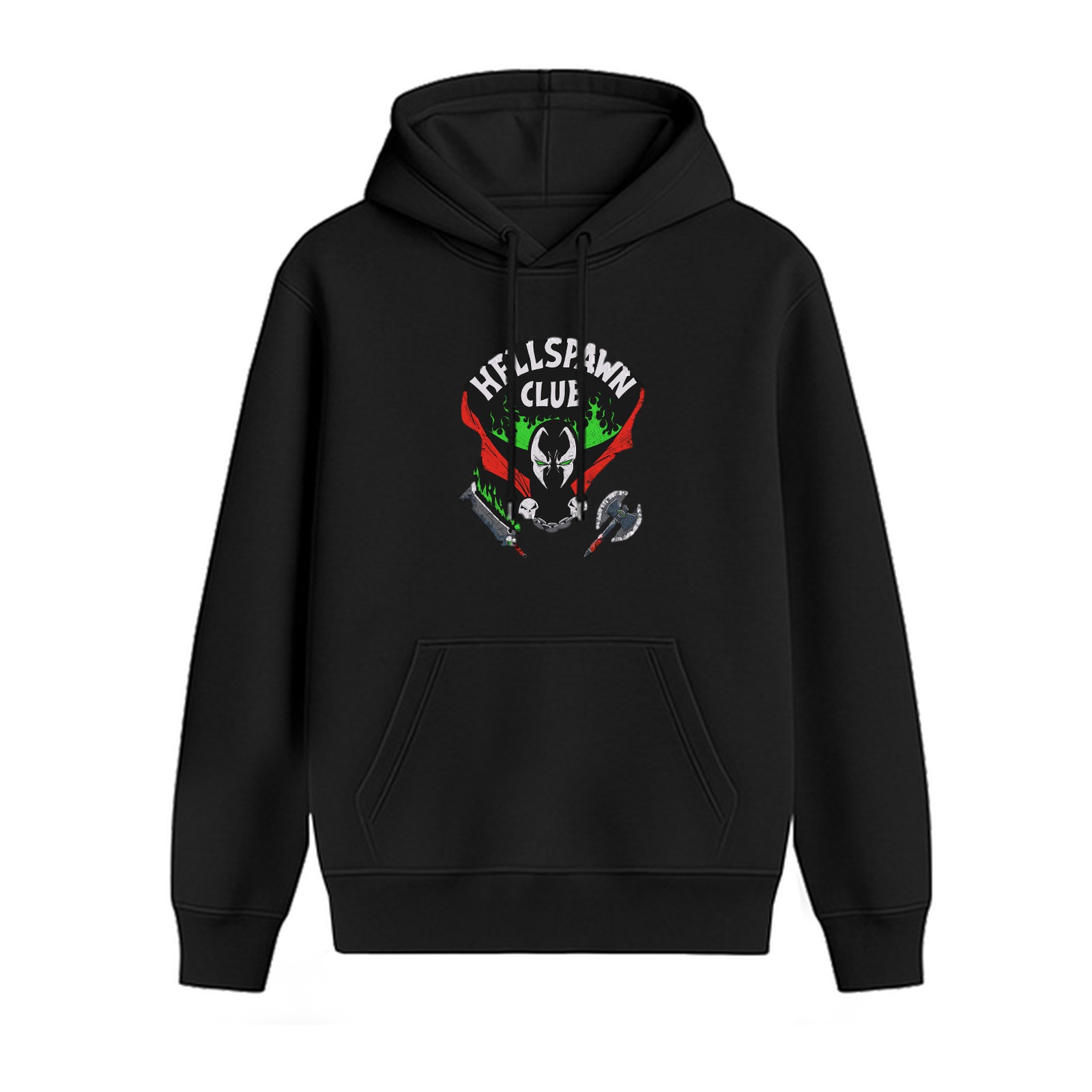 Hellspawn Club Graphic Black Hoodie