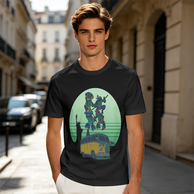 Olive Teenage Mutant Ninja Turtles Graphic T-Shirt