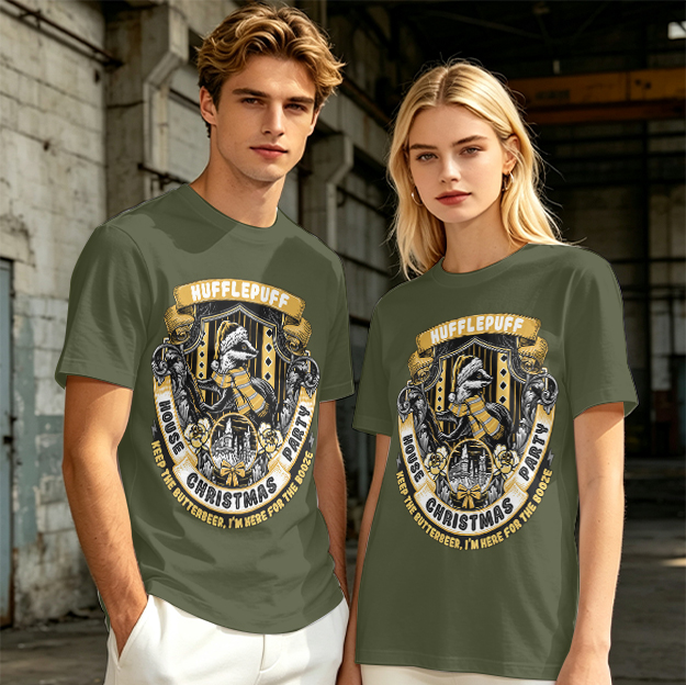 Hufflepuff House Christmas Party Butterbeer T-Shirt