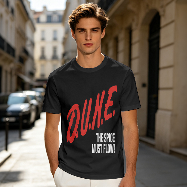 Olive Dune The Spice Must Flow Graphic T-Shirt